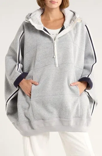 Free People Salt Air Cocoon Hooded Jacket In Gray