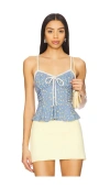 Free People Sammi Tank In Blue