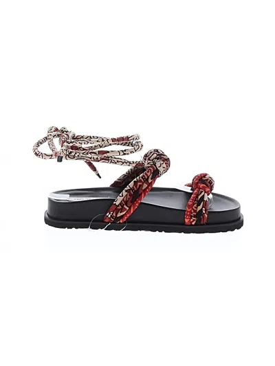 Pre-owned Free People Sandals In Black