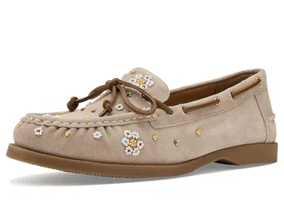 Free People Sandy Seed Bead Boat Shoes In Multi
