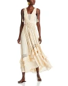 Free People Santa Maria Maxi Dress In Beige