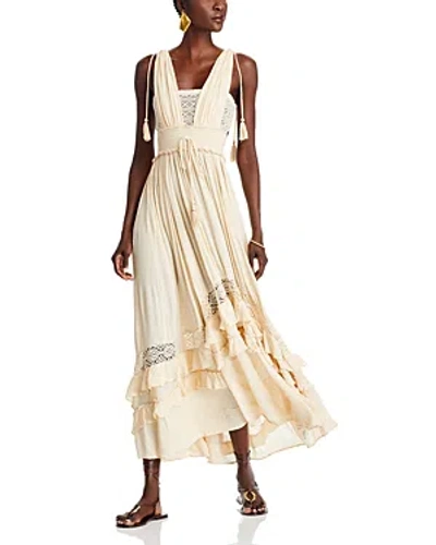 Free People Santa Maria Maxi Dress In Beige