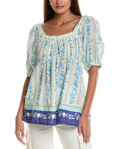 FREE PEOPLE FREE PEOPLE SANTORINI PRINTED TUNIC