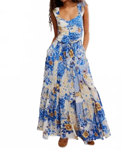 Free People Sasha Maxi Dress In Blue