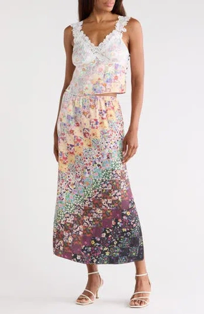 Free People Say Hello Tank & Maxi Skirt Set In Animal Print