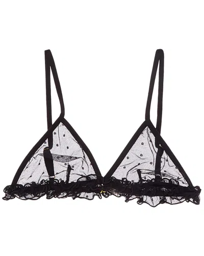 Free People Say So Triangle Bra In Black