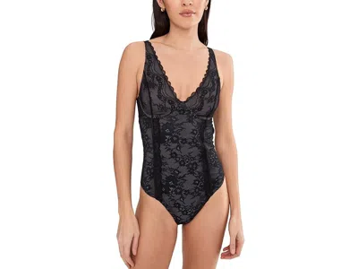 Free People Say You Love Me Bodysuit In Black