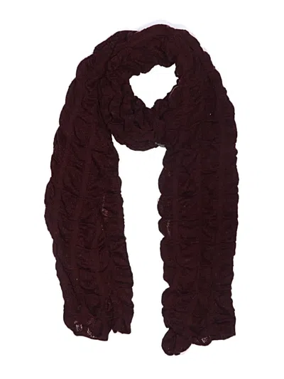 Pre-owned Free People Scarf In Burgundy