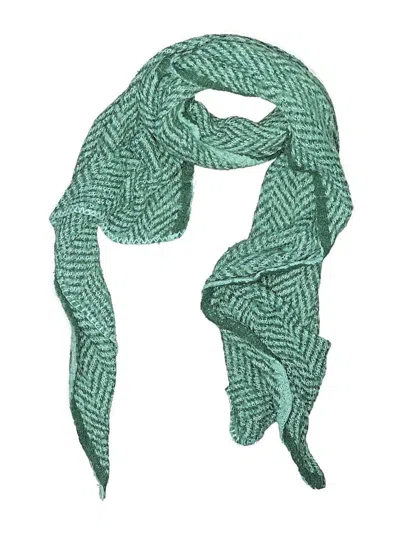 Pre-owned Free People Scarf In Green