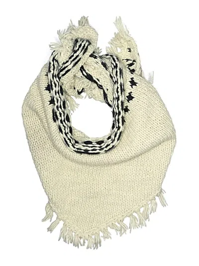 Pre-owned Free People Scarf In Ivory