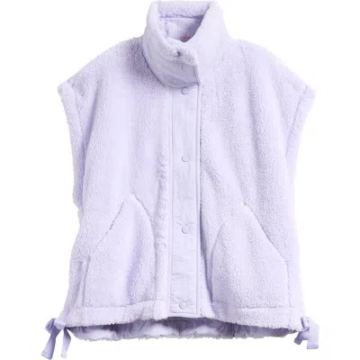 Free People Scout It Out Fleece Vest In Purple