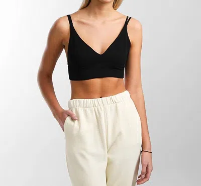 Free People Seams Right Bralette In Black