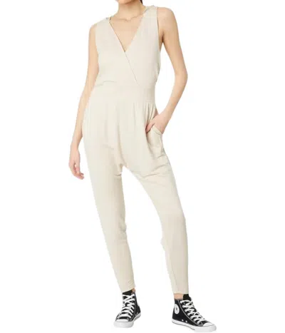 Free People Second Chance Jumpsuit In Cream In White