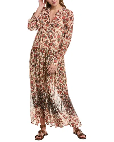 Free People See It Through Maxi Dress In Neutral