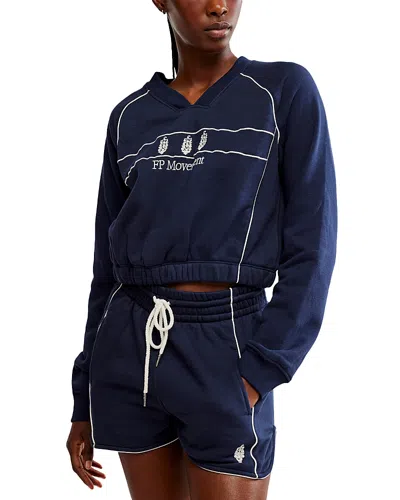 Free People Seeing Double Set In Midnight Navy