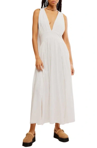 Free People Selena Convertible Halter Maxi Dress In Ivory
