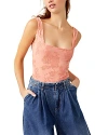 Free People Westmoreland Linen Blend Drawstring Shorts In Burnt Coral