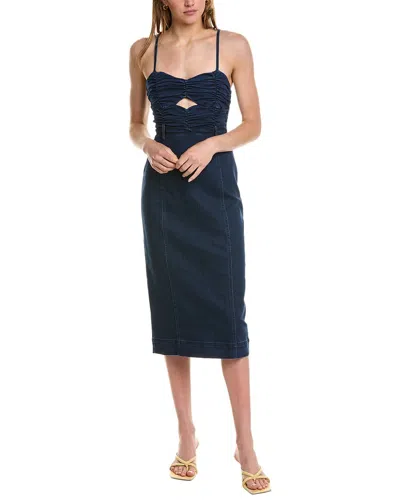 Free People Serenity Midi Dress In Blue