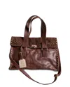 Free People Shay Studded Leather Tote In Brown