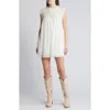 Free People Shea Smocked Yoke Shift Minidress In Ivory