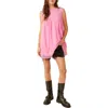 Free People Shea Smocked Yoke Shift Minidress In Sugar Magnolia