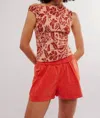Free People Shea Top In Apricot Combo
