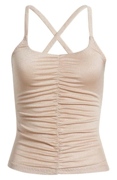 Free People Shimmer Shimmer Camisole In Neutral