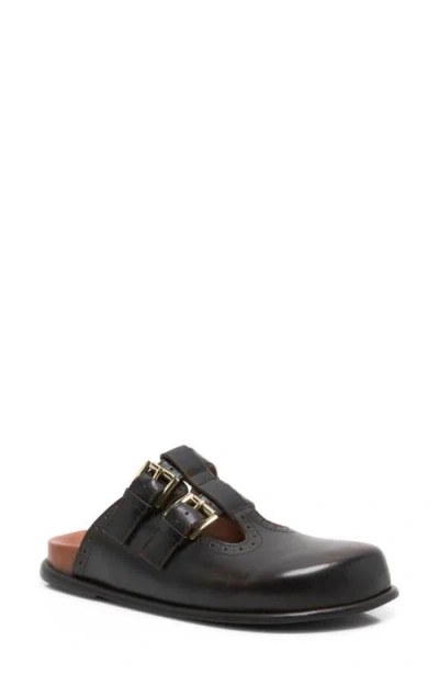 Free People Shoreditch Buckle Mule In Espresso