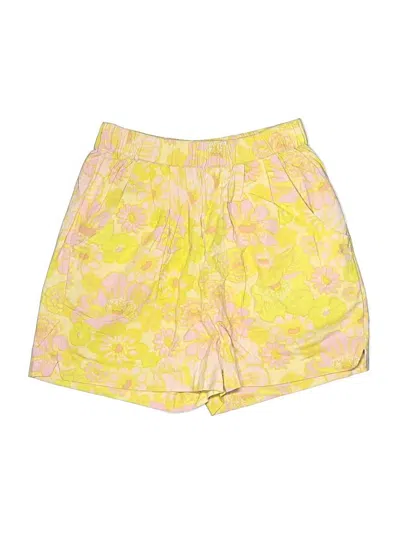 Pre-owned Free People Shorts In Yellow