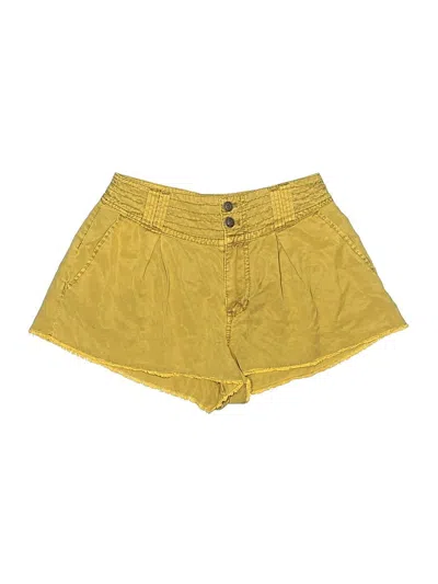 Pre-owned Free People Shorts In Yellow
