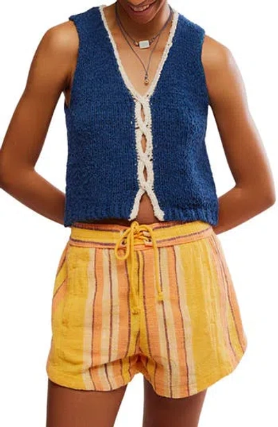 FREE PEOPLE FREE PEOPLE SICILY SLEEVELESS CUTOUT SWEATER