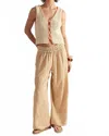 Free People Sicily Shell Sweater In Ivory Combo In Brown