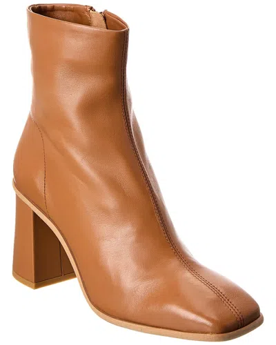 Free People Sienna Leather Bootie In Brown