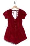 Free People X Revolve Silver Bells Romper In Red
