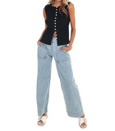Free People Simple Chic Tilly Vest In Black
