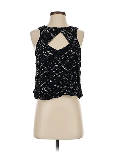 Pre-owned Free People Sleeveless Blouse In Black