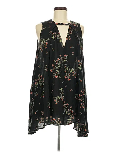 Pre-owned Free People Sleeveless Blouse In Black