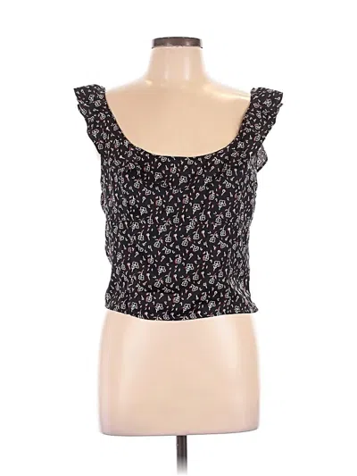 Pre-owned Free People Sleeveless Blouse In Black