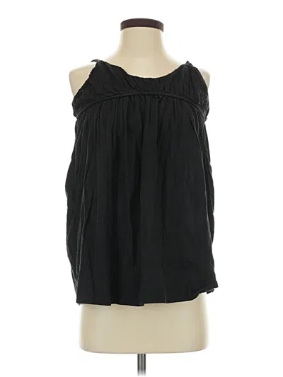 Pre-owned Free People Sleeveless Blouse In Black