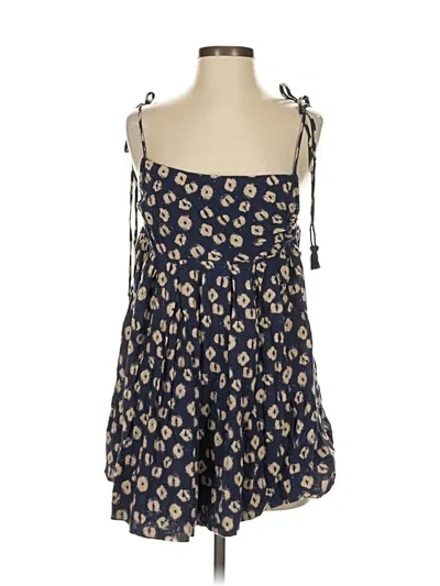 Pre-owned Free People Sleeveless Blouse In Blue