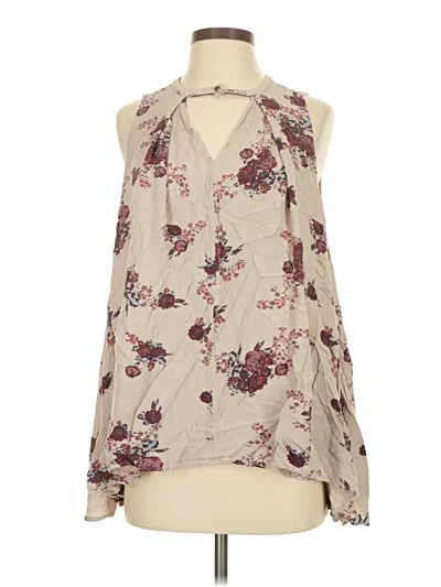 Pre-owned Free People Sleeveless Blouse In Ivory