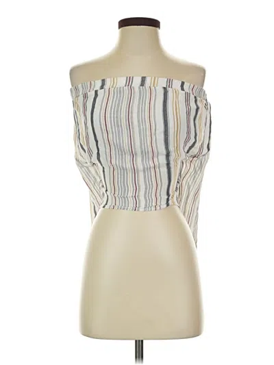 Pre-owned Free People Sleeveless Blouse In Ivory