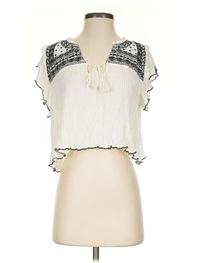 Pre-owned Free People Sleeveless Blouse In Ivory
