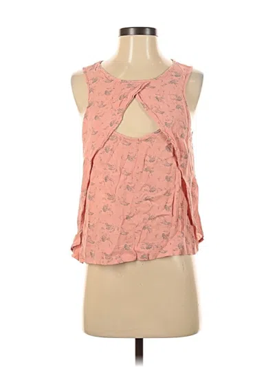 Pre-owned Free People Sleeveless Blouse In Pink