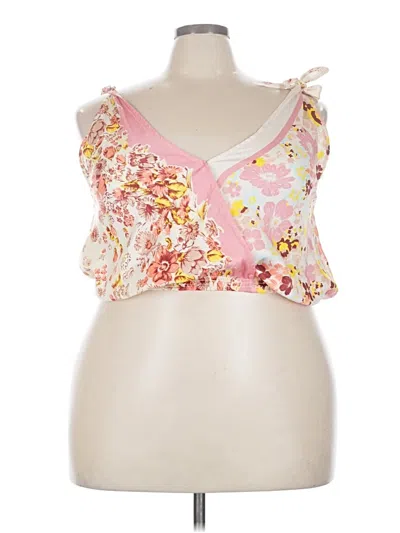Pre-owned Free People Sleeveless Blouse In Pink