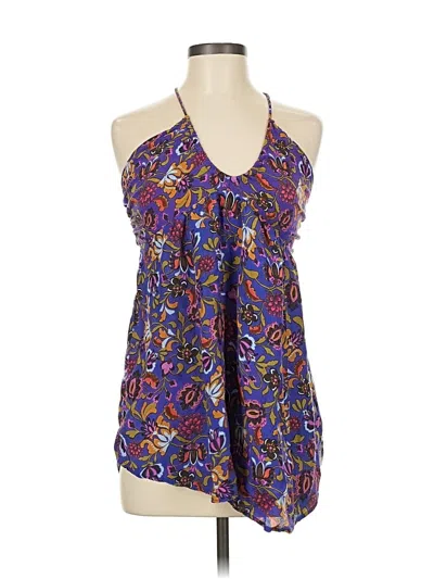 Pre-owned Free People Sleeveless Blouse In Purple