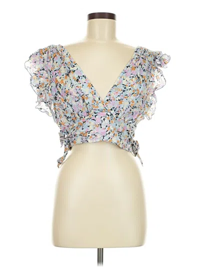 Pre-owned Free People Sleeveless Blouse In Silver