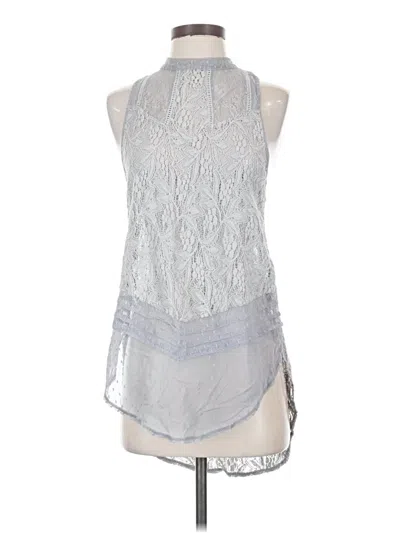 Pre-owned Free People Sleeveless Blouse In Silver