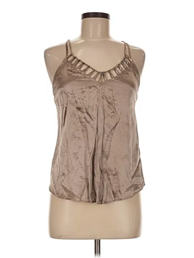 Pre-owned Free People Sleeveless Blouse In Tan