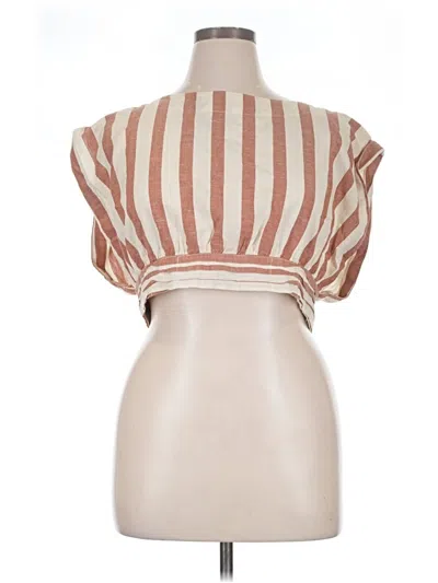 Free People Sleeveless Blouse In Tan